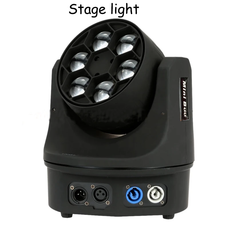 

LED light small bee stage lighting LED small bee 6 bee eyes LED shaking head beam light bar theater lights 110V/220V