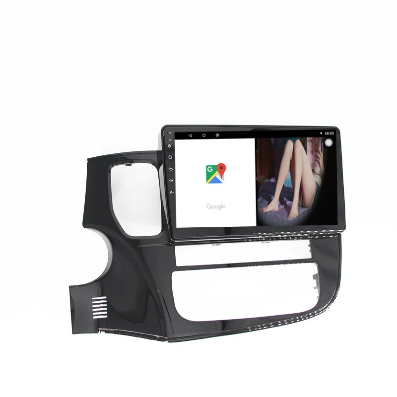 Excellent 2din Car Android8.1 gps multimedia vedio player For  Mitsubishi Outlander 2013 2014 2015 2016 2017 2018 stereo radio 2