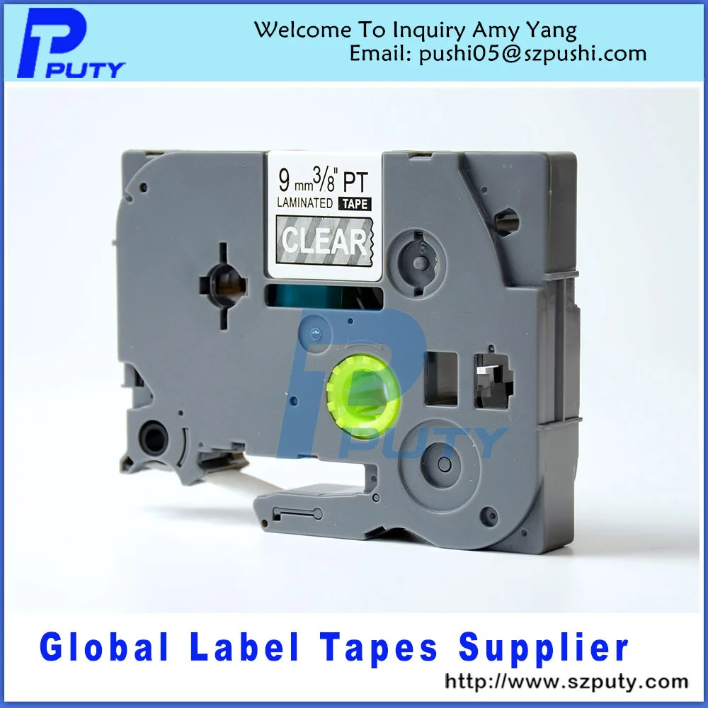 Buy Compatible tze 9mm laminated tape tze125 white on
