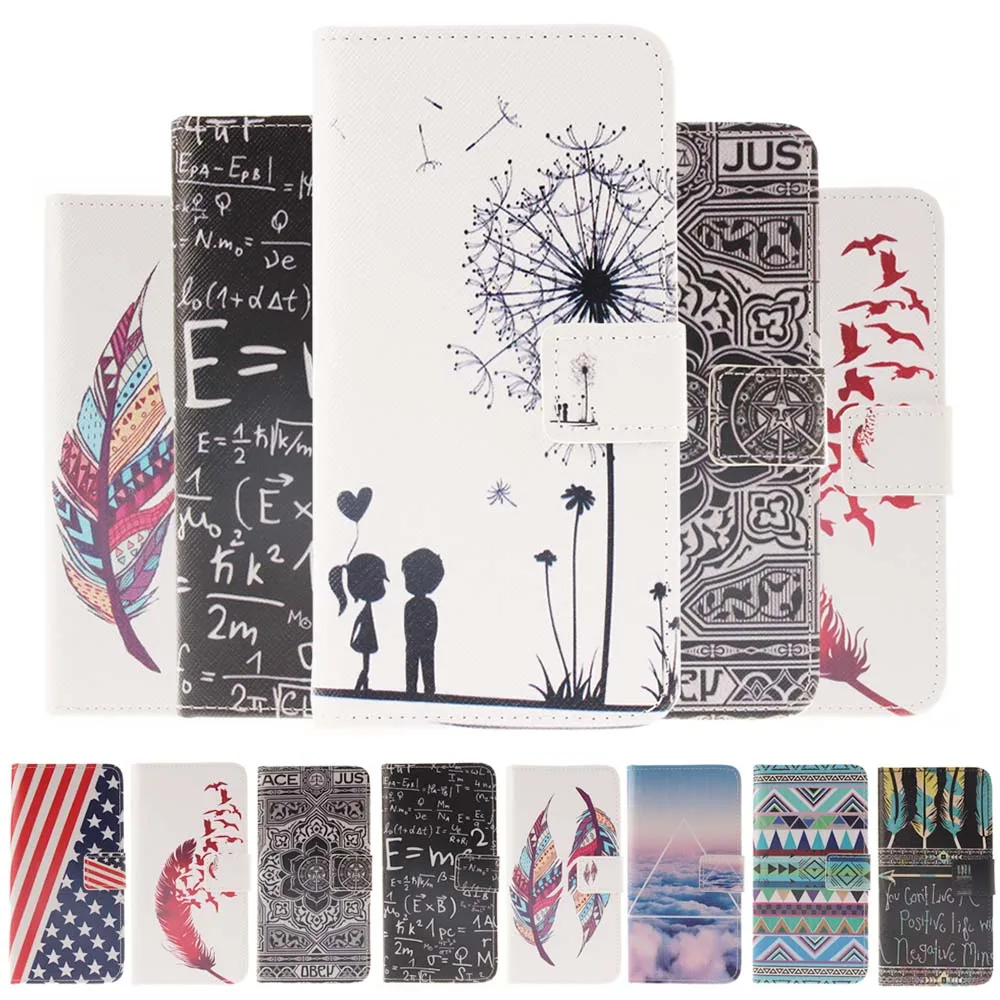 6 Plus Fashion Cartoon pattern PU Leather Case for iPhone 6 Plus Phone Cover Case for iPhone 6S Plus 5.5 Flip Wallet With Card