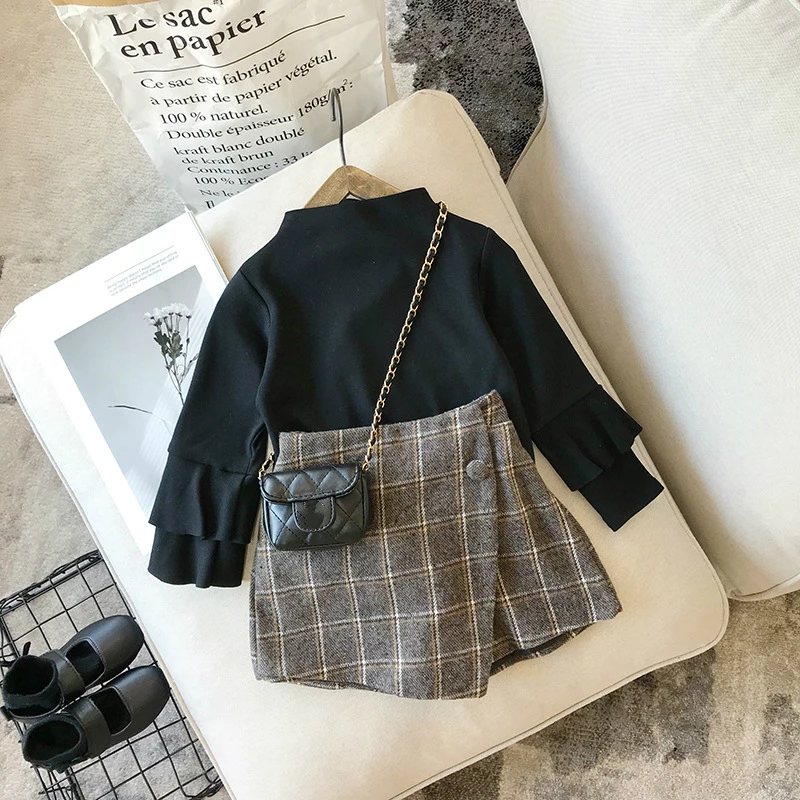 Plaid Skirt Set Plaid Skirt Set