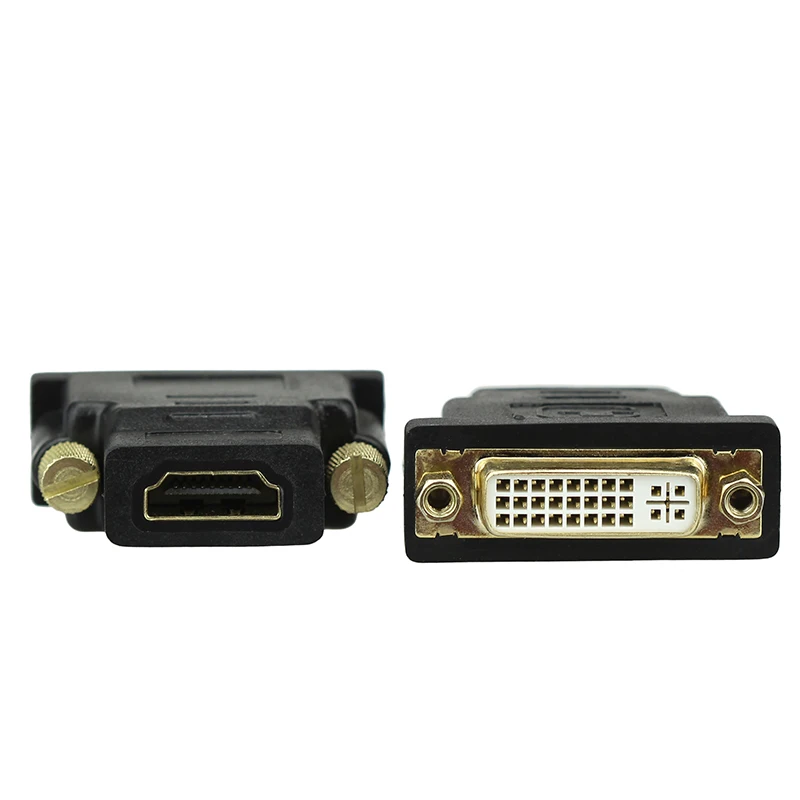 DVI Женский к HDMI Женский адаптер конвертер HDMI к DVI-I разъем для HDTV и компьютера ПК