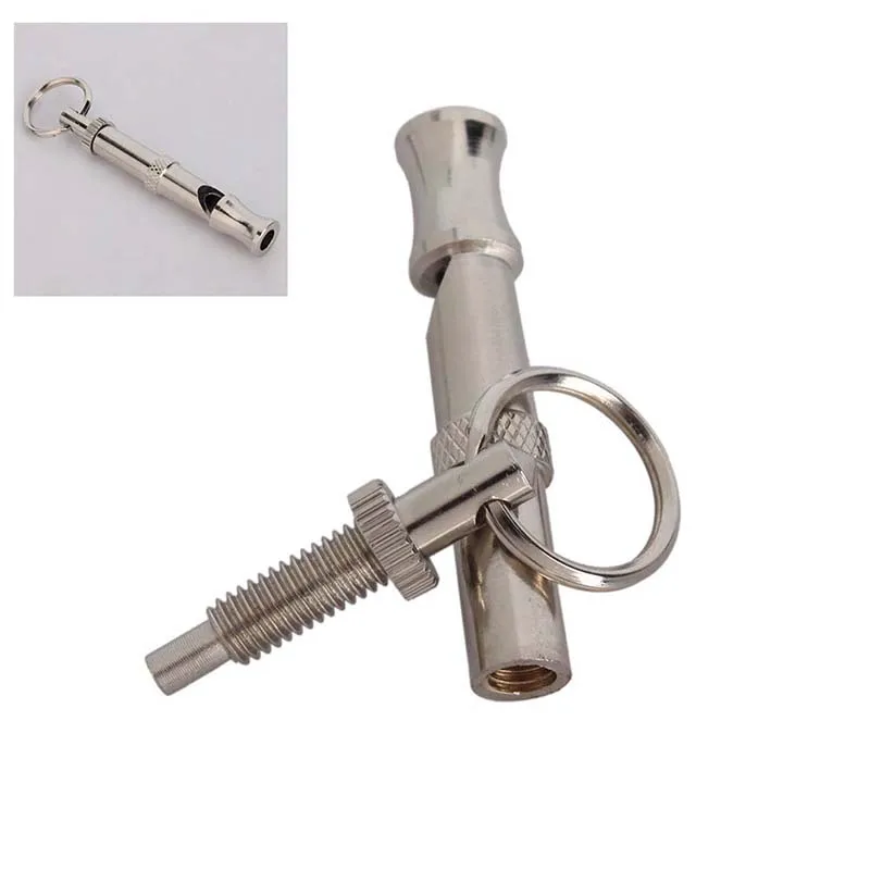 

2018 Puppy Dog Whistle Two-tone Ultrasonic Flute Stop Barking Ultrasonic Sound Repeller Cat Training Keychain Dog Supplies 2018