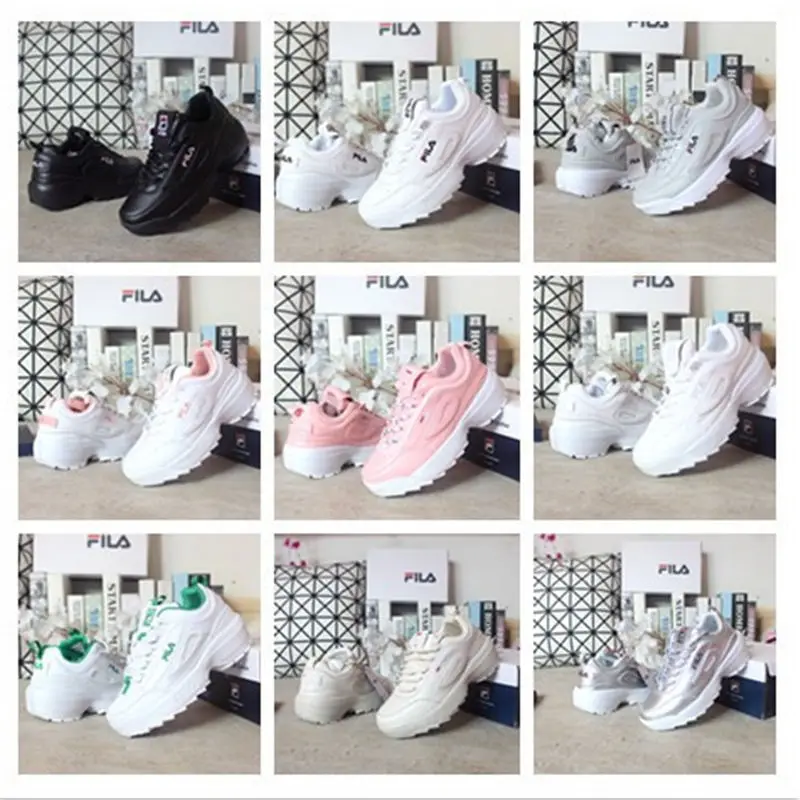 

FILAS Disruptor 2 II Sneakers Women zapatos de mujer Blue Blown Height Increasing Women Sports Sneakers 36-40