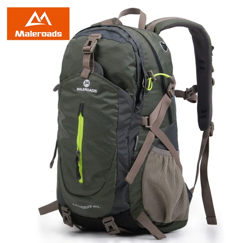 Maleroads, женский, мужской рюкзак, повседневный рюкзак, уличный, для путешествий, рюкзак для скалолазания, рюкзак для походов, рюкзак, рюкзак 40л, для ноутбука, Mochila