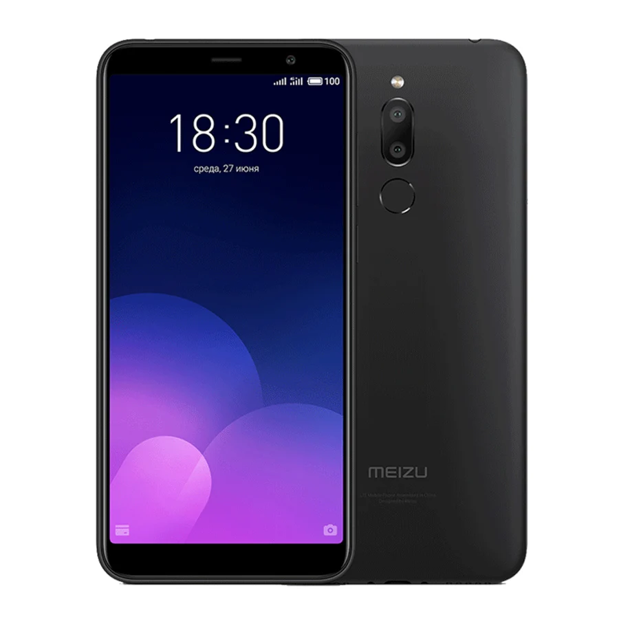 Мобильный телефон Meizu M6T с глобальной версией, 3 ГБ, 32 ГБ, MTK6750, четыре ядра, 5,7 дюймов, 18:9, полный дисплей, 3300 мА/ч, аккумулятор, отпечаток пальца, мобильный телефон