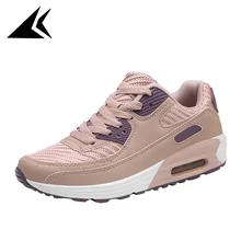 Classic Outdoor Lawn Damping Cushion Women Running Shoe Light Stability Color Matching Travel Walking Sport Shoe