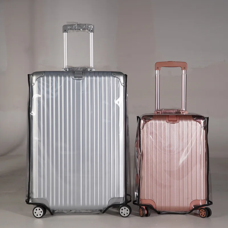 PVC Suitcase Bag Protective Covers Transparent Rain Dust luggage Travel Accessories Wear-Resistant Bag Protect Parts Sleeve Case PVC Suitcase Bag Protective Covers Transparent Rain Dust luggage Travel Accessories Wear-Resistant Bag Protect Parts Sleeve Case