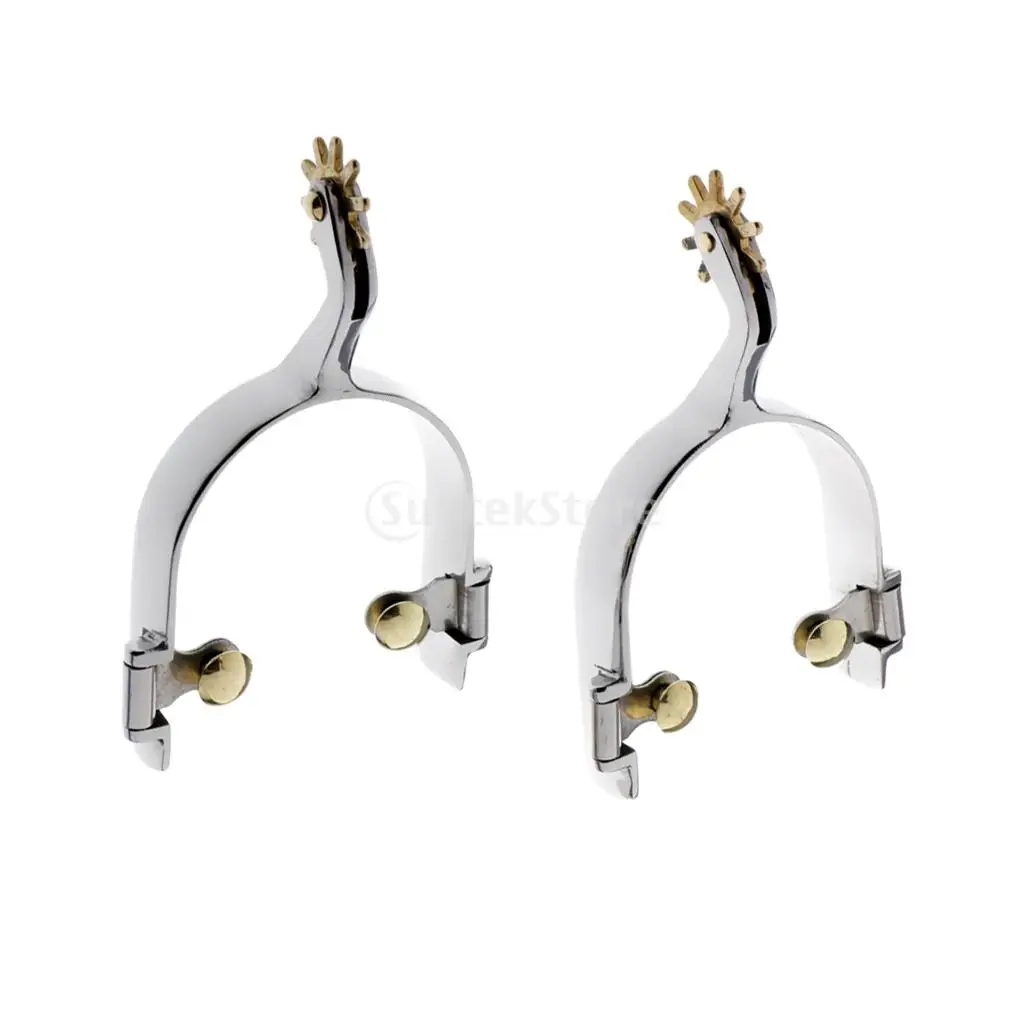Men and Women Horse Spurs Equestrian Horse Riding Spurs Accessories 130mm/150mm