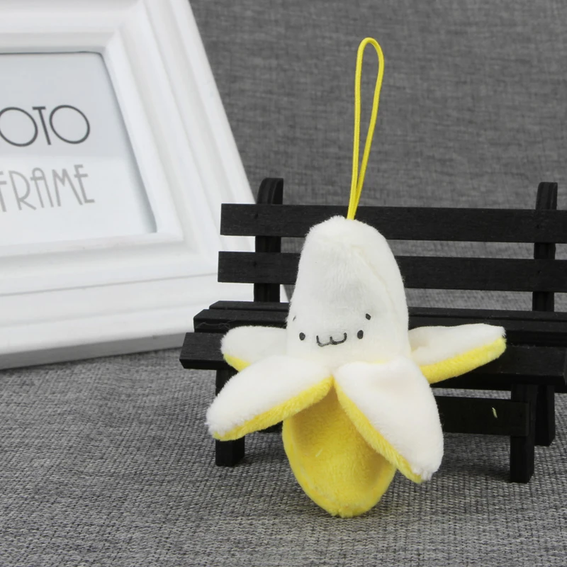 

1Pc 7cm Cute Cartoon Stuffed Plush Soft Banana Doll Toy Birthday Gift Pendant