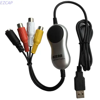

2017 new analog video audio capture ,capture analog video audio from Hi8, V8, VHS, Camcorder for for Windows8 10 Free shipping