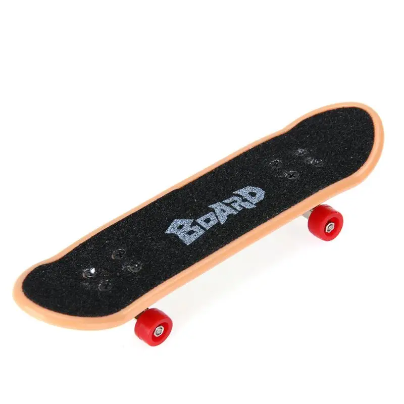 Plastic Mini Finger Skateboarding Fingerboard Toys Finger Scooter Skate Boarding Classic Chic Game Boys Desk Toys w/ Mini Tools