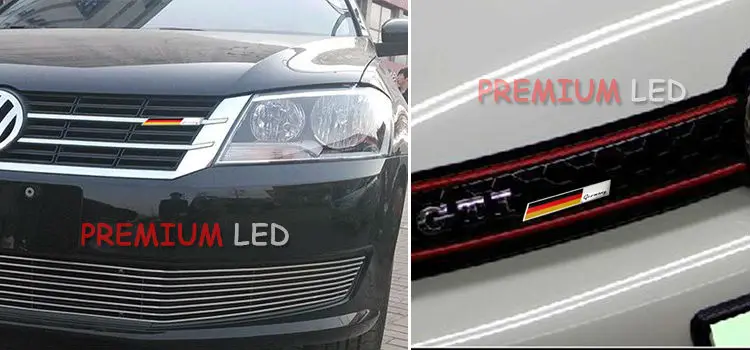 Алюминиевая пластина Немецкий флаг эмблема значок для автомобиля Передняя решетка боковое крыло багажник для Audi VW Porsche BMW, и т. Д. Почек/передняя решетка