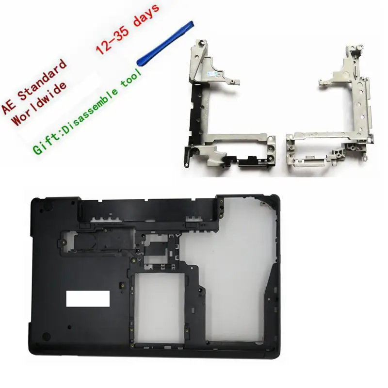 

New for thinkpad FOR Lenovo E530 E535 E530C Laptop Bottom case cover 04W4110 04W4111 AP0NV000L00/Bottom Hinge Brackt Skeleton