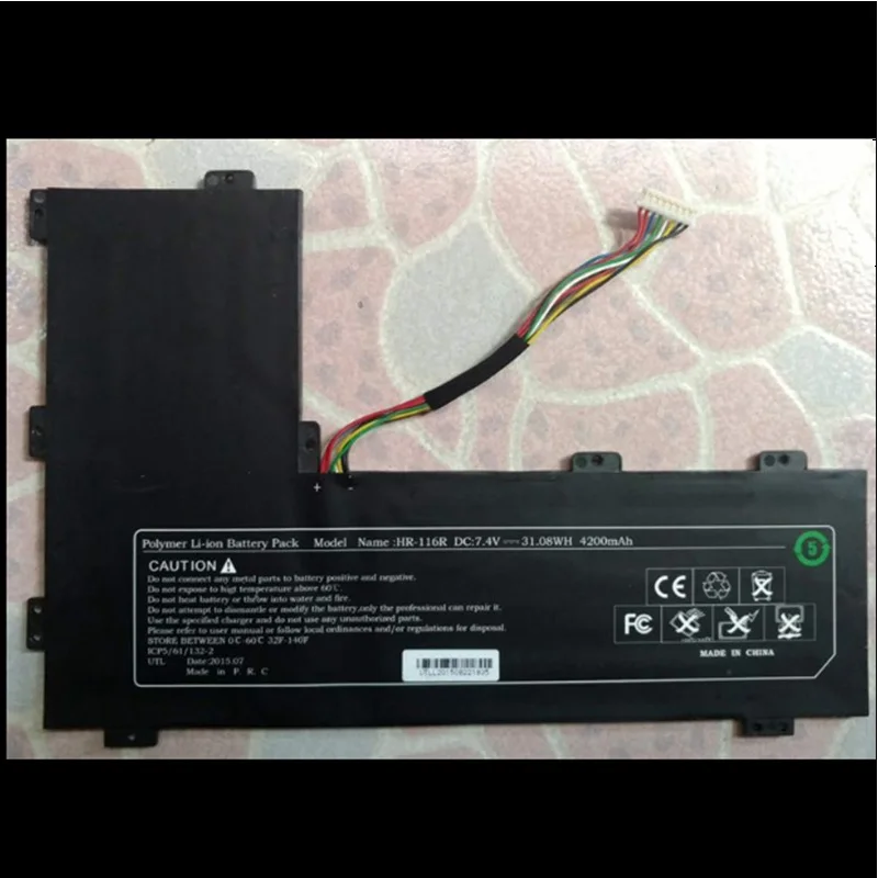 

Battery for Haier Hisense Chromebook11 Tablet PC Chromebook 11 Notebook New Li-Po Rechargeable Accumulator Replace HR-116R 7.4V
