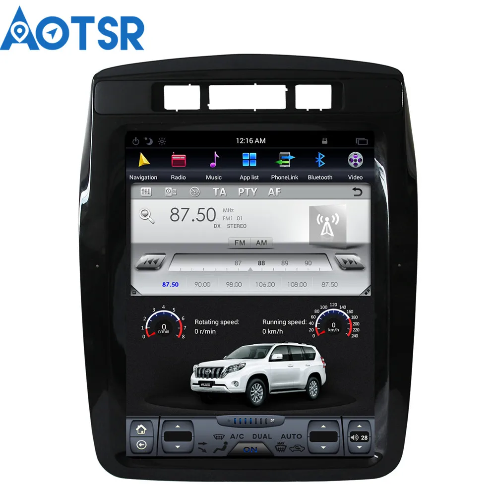 

Aotsr Android 7.1 Tesla Car GPS navigation video player For Volkswagen Touareg 2010-2017 multimedia stereo one din radio