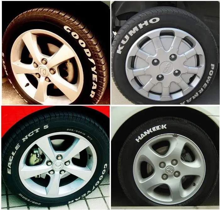 9 Colors White Waterproof Permanent Paint Marker Pen Car Tyre Paint Pen Rubber Tread Environmental Tire Painting DIY Office Gift (45)