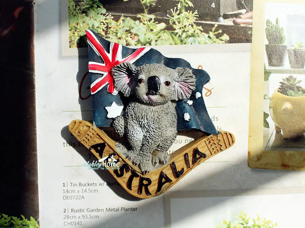 Австралия коала туристических путешествий Сувенир 3D Смолы Декоративный магнит на холодильник Craft идея подарка
