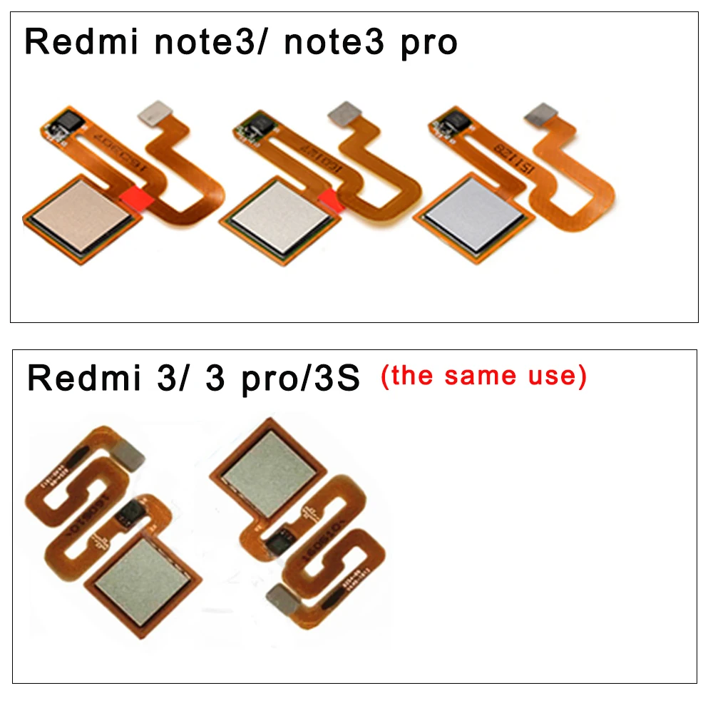Оригинальный домашний ключ для Xiaomi Redmi Note 3 Pro 3 s Кнопка возврата отпечатков пальцев сенсор гибкий ленточный кабель Ремонт телефона часть