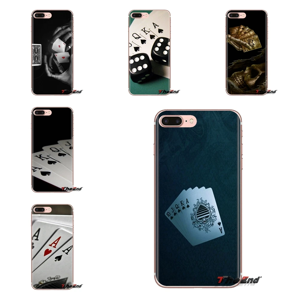 Мягкие прозрачные чехлы для LG Spirit Motorola Moto X4 E4 E5 G5 G5S G6 Z Z2 Z3 G2 G3 C Play Plus Mini Poker Game Pair Kings |