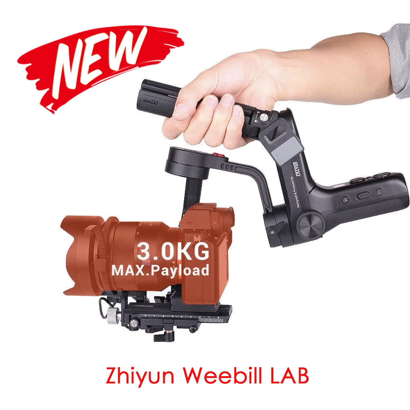 ZHIYUN WEEBILL LAB 3 Axis Gimbal Stabilizer For Mirrorless DSLR Cameras Newin Handheld Gimbal