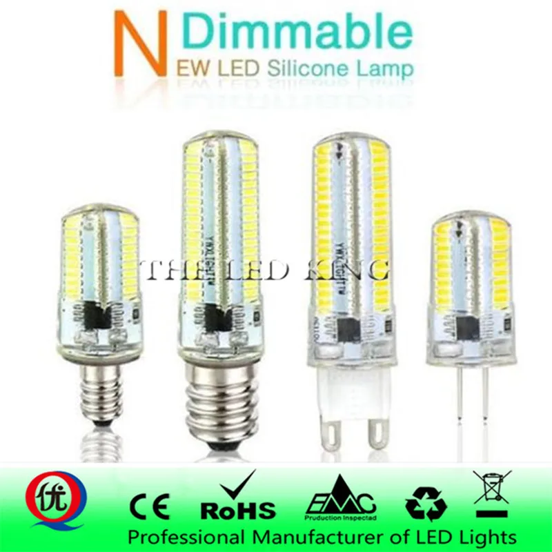 3 Вт 5 9 12 15 21 SMD3014 G4 Светодиодная лампа DC В/AC 220 В силиконовая 24/48/64/104/152 светодиода
