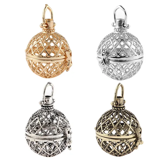 New Arrival Hollow Cage Filigree Ball Box Copper Crown Essential Oil Diffuser Lo New Arrival Hollow Cage Filigree Ball Box Copper Crown Essential Oil Diffuser Lo