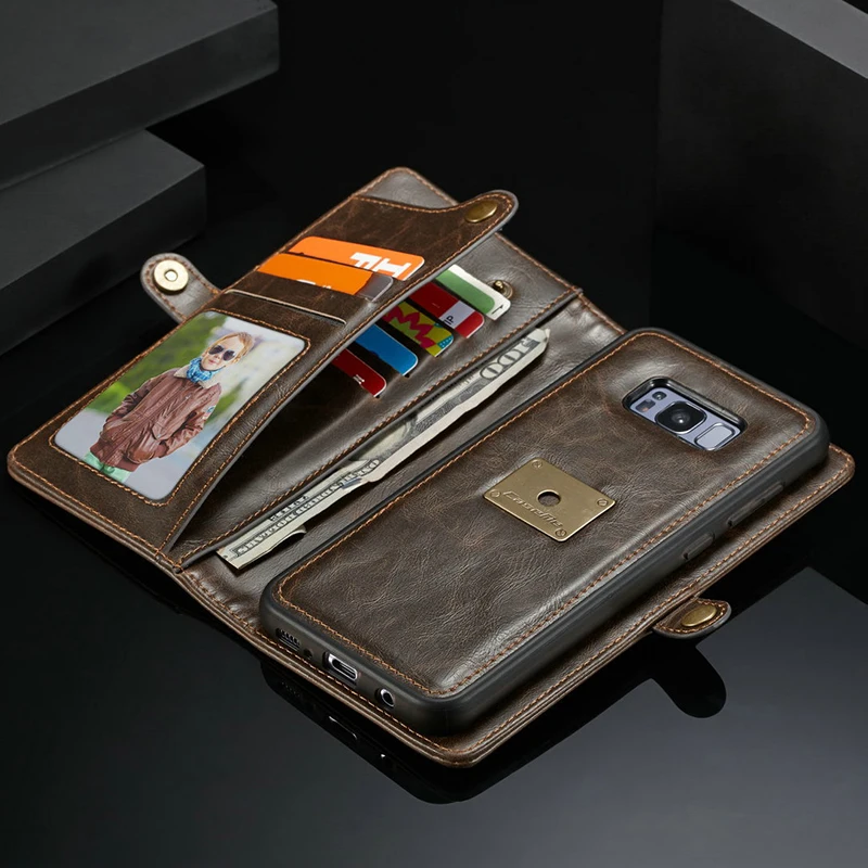 imágenes para Funda Cartera de Cuero Para Samsung Galaxy S8 Caseme Original Anillo de Dedo titular de la Cubierta Del Caso Para la Galaxia S8 Plus 2 en 1 Flip caso imágenes para Funda Cartera de Cuero Para Samsung Galaxy S8 Caseme Original Anillo de Dedo titular de la Cubierta Del Caso Para la Galaxia S8 Plus 2 en 1 Flip caso