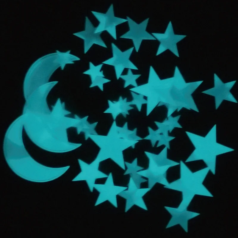 

Christmas decoration Stars and the moon Luminous patch Diy T-shirt hoodie A-level Thermal transfer patches for clothing