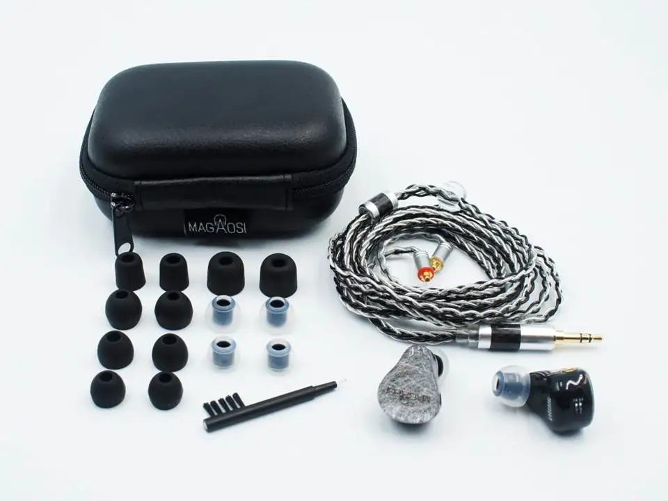 MAGAOSI DQ4 2BA + 2 гибридных динамических драйвера MMCX HiFi аудиофил IEM с 4