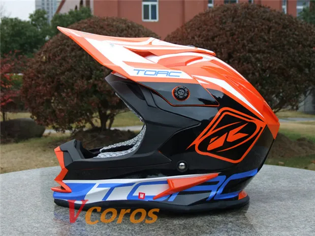 TORC T321 бездорожье moto cross шлем moto racing cross casco capacete moto rcycle шлем, одобренный ECE M L XL может добавить очки