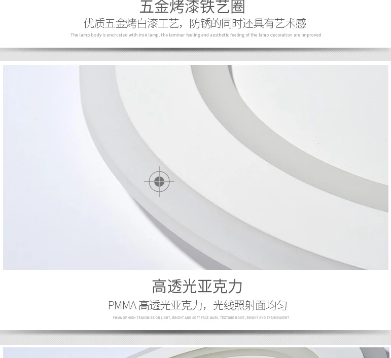 Surface mounted Round Modern led ceiling chandelier for living room dining room bedroom Ultra-thin chandelier lighting Modern