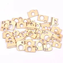 50 шт. изделия ручной работы из дерева смешанные камеры DIY деревянные ремесла Скрапбукинг аксессуары украшения 15-30 мм MT1928