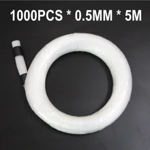 Для Alexey Brodsky PMMA пластиковое оптическое волокно для всех видов светодиодного двигателя 1000 шт.* диаметр 0,5 мм* каждый кусок 5 м