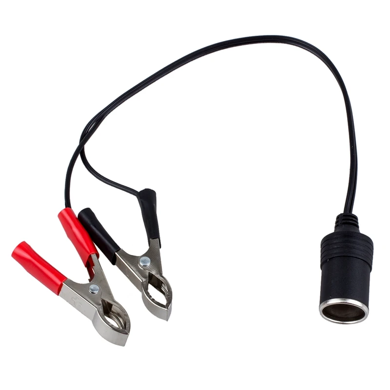 

Car Battery Terminal Clip-on Cigarette Lighter Power Socket Adaptor 12v Camping