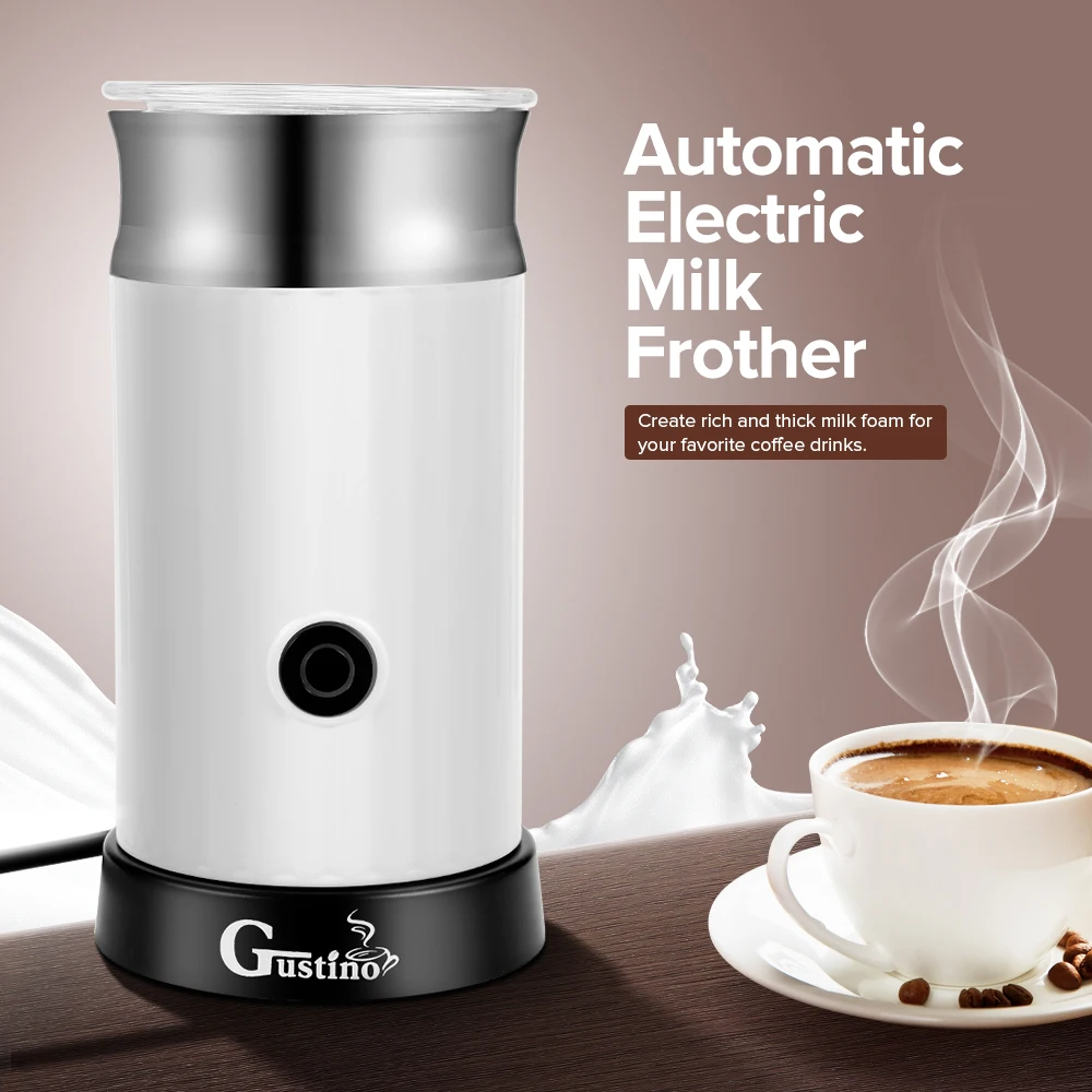 Gustino Electric Coffee Maker Automatic Milk Frother Cappuccino 500w