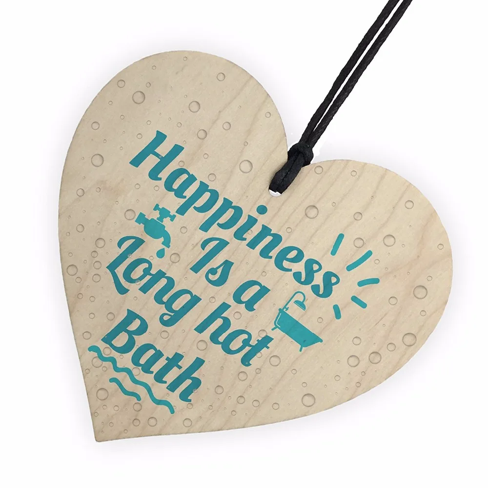 Shabby Chic en Bois Mural En Forme De Coeur Amitié Plaque Cadeau de Noël