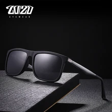 20/20 Марка Классические Поляризованные Солнцезащитные Очки Мужчины Квадратная Черная Рамка Вождения Очки Мужской Солнцезащитные Очки для мужчин cuculos PZ5007