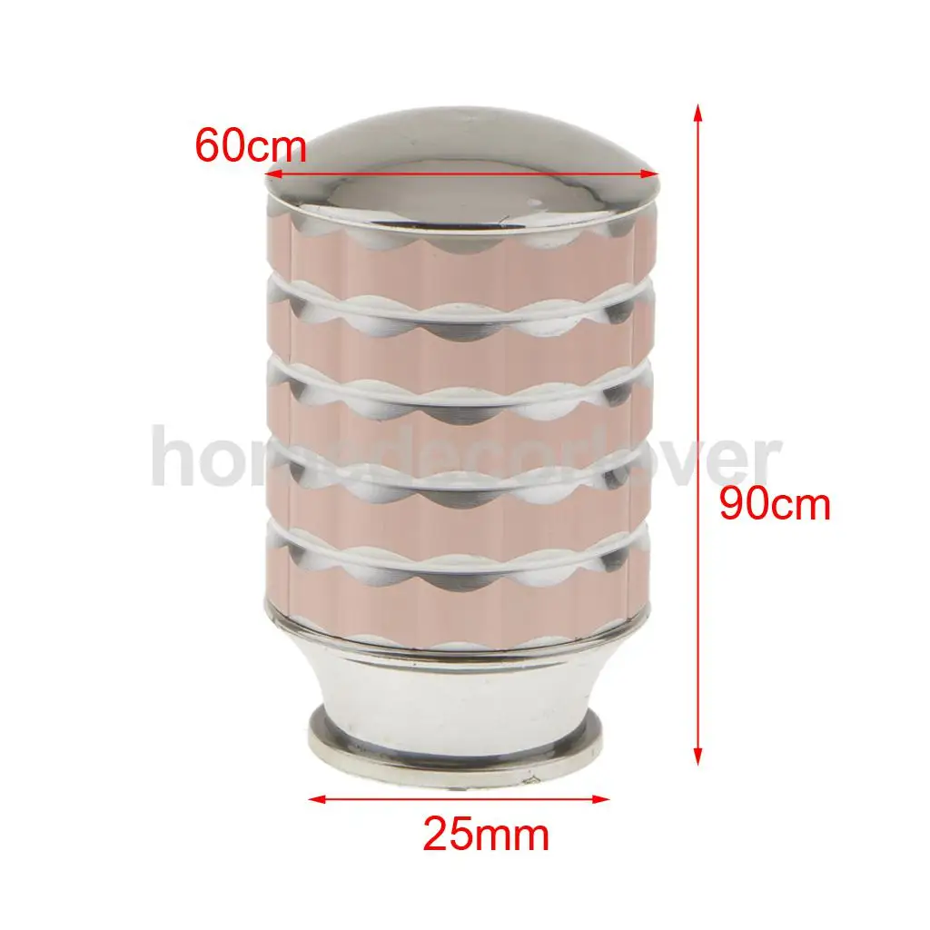 2Pcs Decorative Elegant Design Window Curtain Rod Ends Drapery Rail Pole Heads Caps Fit 25/28mm Inner Diameter Rods 