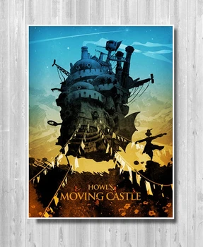 

5D DIY Diamond Painting Anime de Howl's Moving Castle Diamond embroidery Cross Stitch Diamond mosaic Home Decorative Needlework