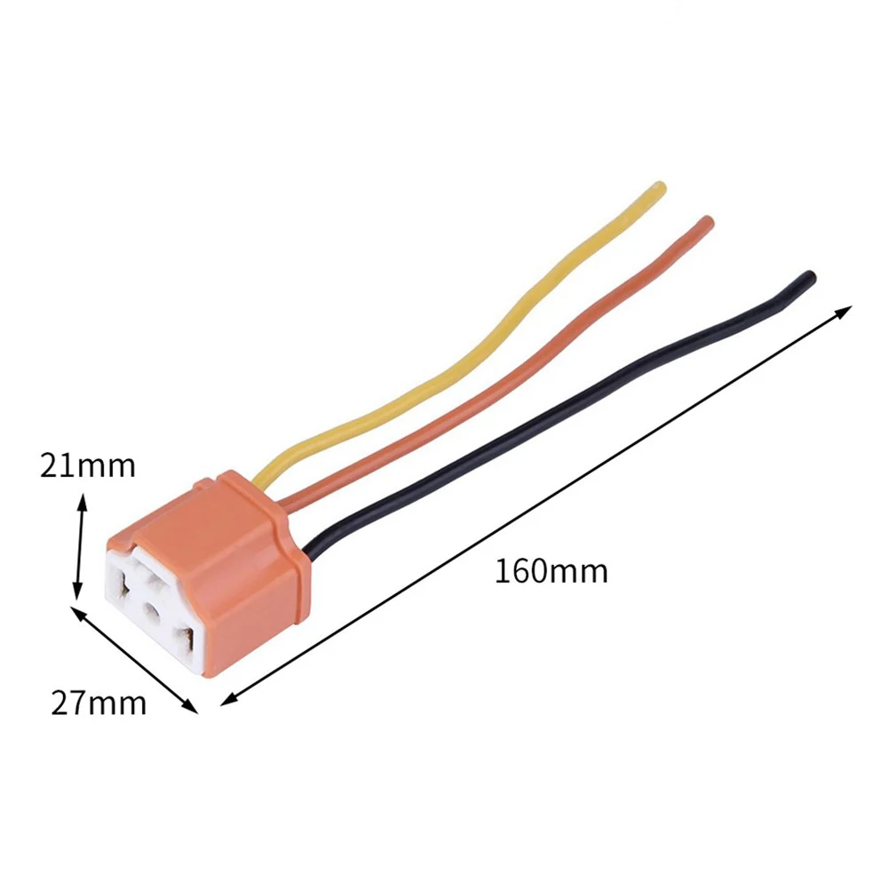 H4 led 9003 HB2 держатель для автомобильных фар керамическая лампа удлинитель