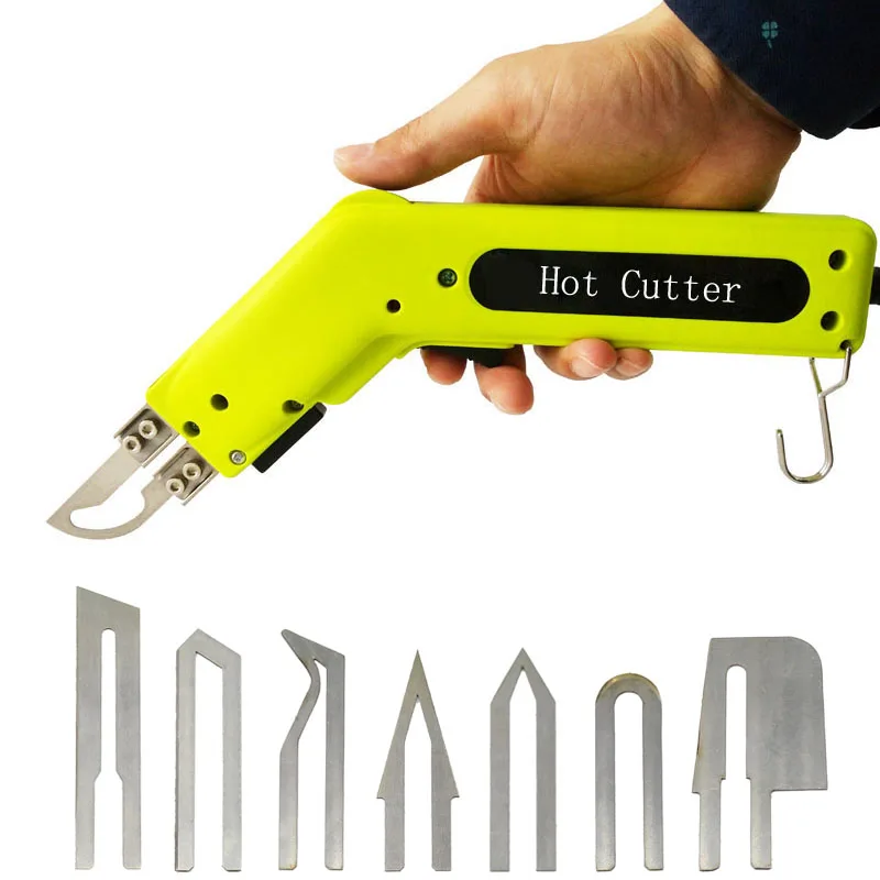High Quality 100W Hand Hold Heating Knife Cutter Hot Cutter with 8