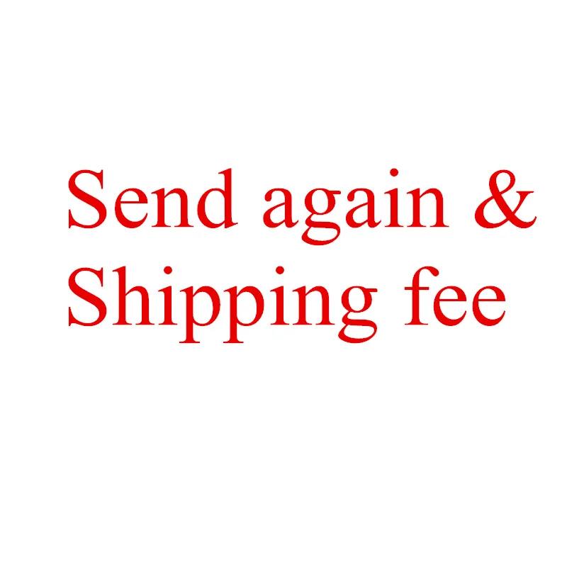 

Shipping fee or Send again