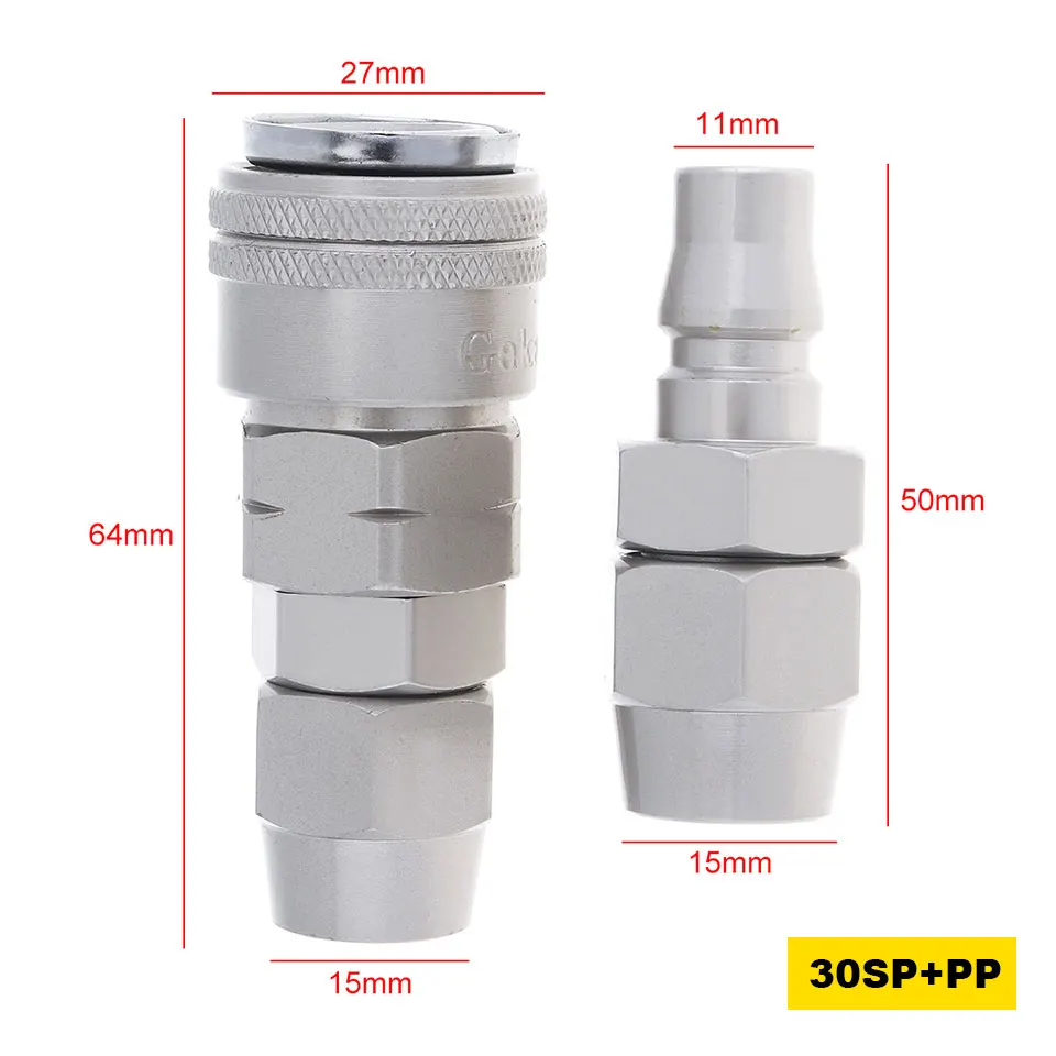 TORO 20SH+ PH SM+ PM SF+ PF SP+ PP Быстрый воздушный соединитель пневматические детали Соединитель с двойным интерфейсом и муфтой разъем для компрессора