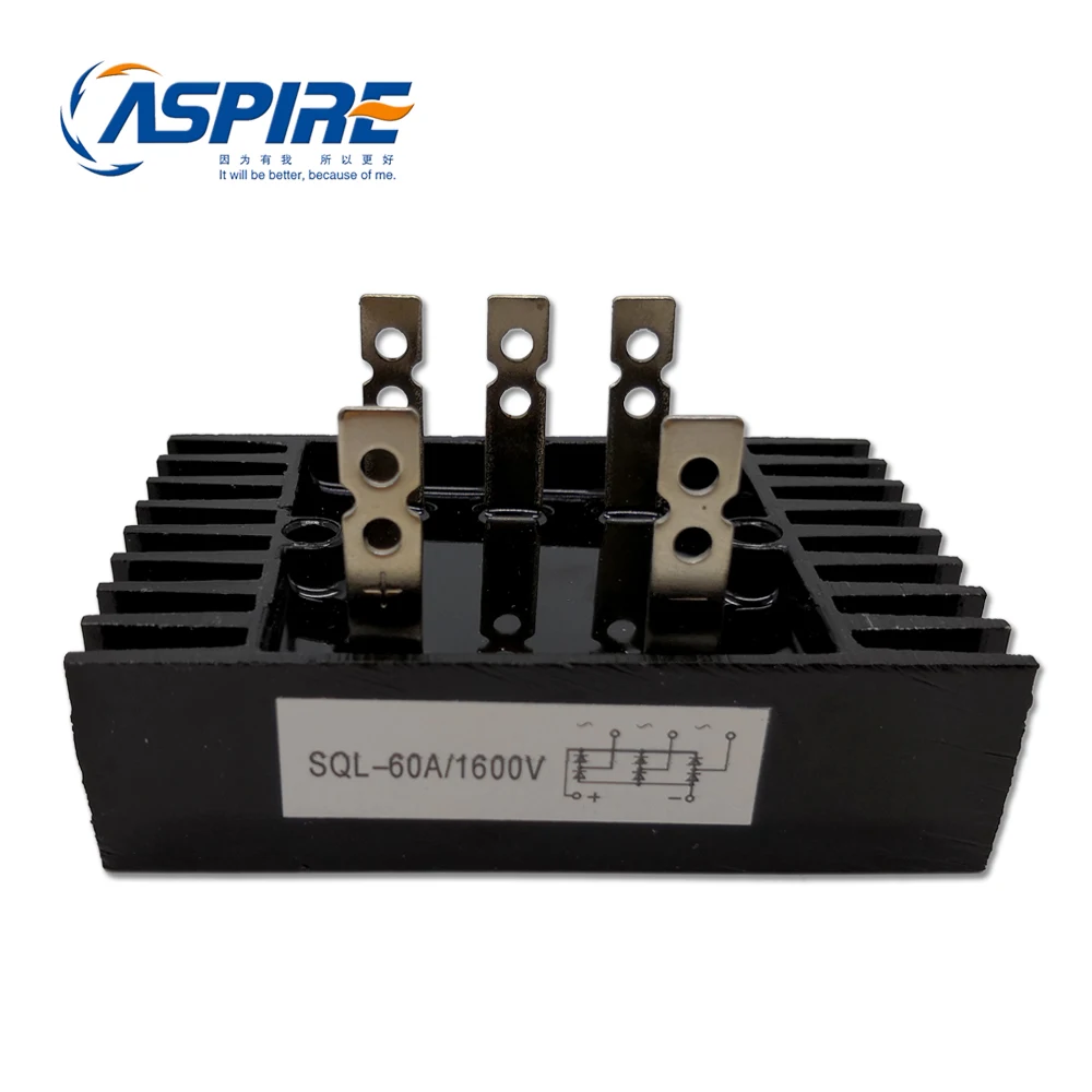 

Aspire Rectifier Bridge 1600v SQL 60A/1600V For Generator Fast Shipping