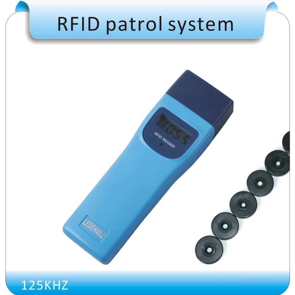 Frere LDH-868 RFID 125 кГц модель охранная патрульная система, система патрулирования, USB порт,+ 10 шт. точка кнопка английский язык программного обеспечения