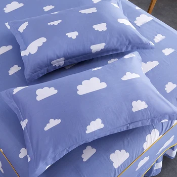 

2pc Pure cotton pillowcase pillow cover standard 50 X70cm 24 color options free shipping #/L