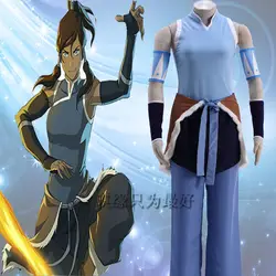 Игры Аватар Легенда о Korra Косплэй костюм для Хэллоуина