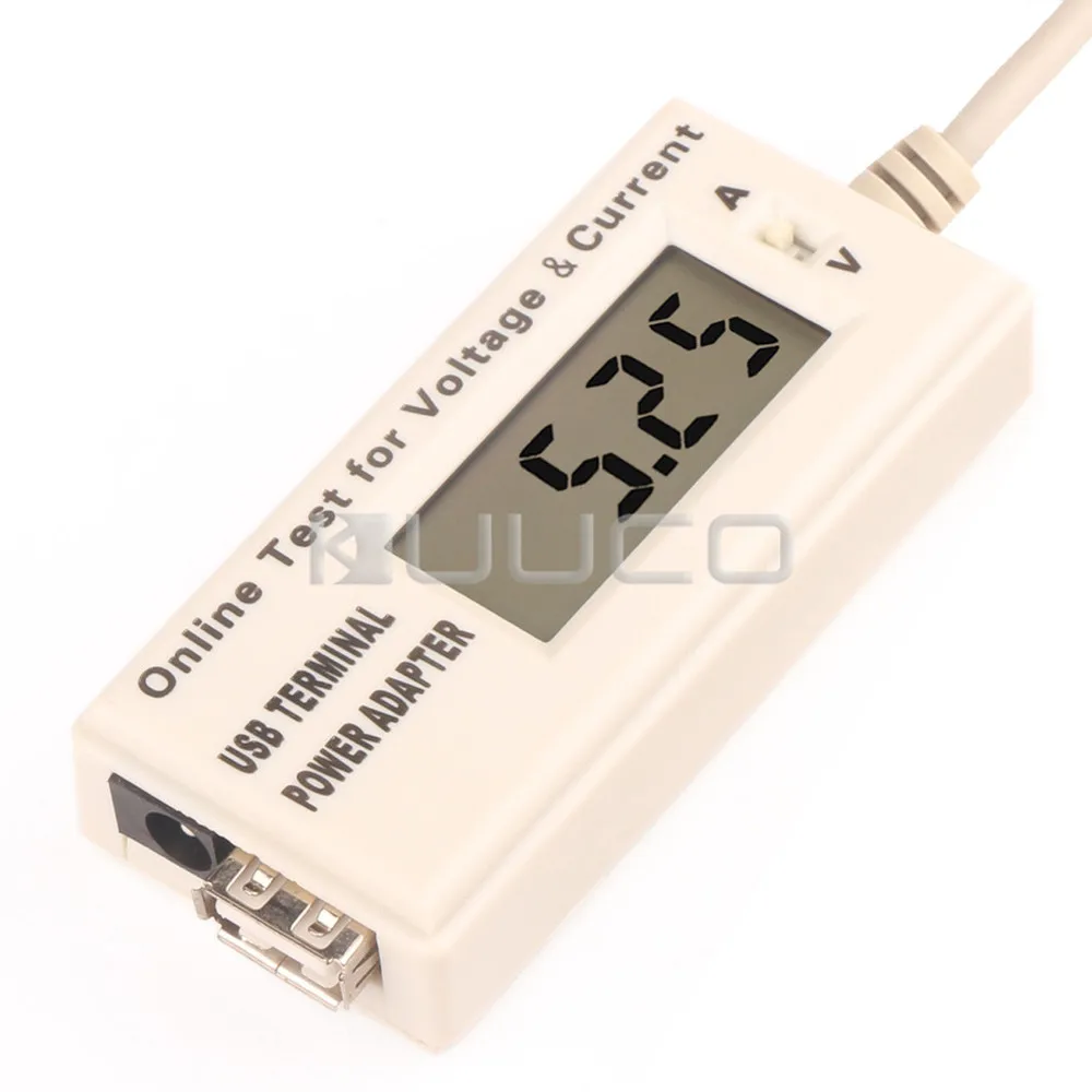 USB Volt /Ampere Monitor Meter DC 5V/3A USB Charger Doctor 2in1