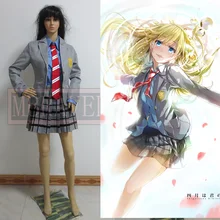 La Mentira en Abril Miyazono Kaori Arima Kousei uniformes escolares Traje Japonés de cosplay Del anime Por Encargo Cualquier Tamaño